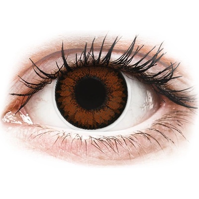 MaxVue Colour Big Eyes Pretty Hazel trojmesačné dioptrické 2 ks