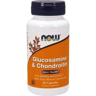 NOW Glucosamine & Chondroitin With Trace Mineral Concentrate [60 капсули]