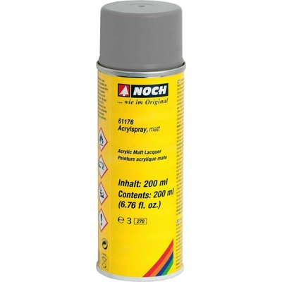 Noch Akrylová barva ve spreji matná šedá 200ml NO61176 NO61176
