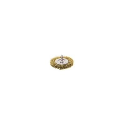 Kartáč okružný so stopkou vlnitý 0,3mm 75mm stopka pr. 6mm EXTOL 17054