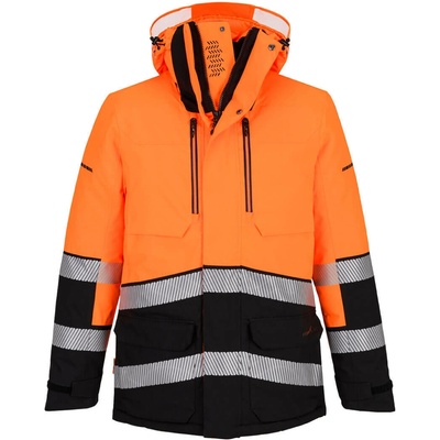 Portwest EV401 EV4 Hi-Vis Expedition reflexná zimná bunda žltá/čierna