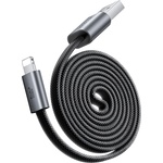Mcdodo Кабел за данни Mcdodo Self-Winding Series (CA-1160) - USB-A към Lightning, 3A, 1m - Черен