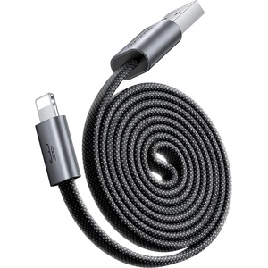 Mcdodo Кабел за данни Mcdodo Self-Winding Series (CA-1160) - USB-A към Lightning, 3A, 1m - Черен