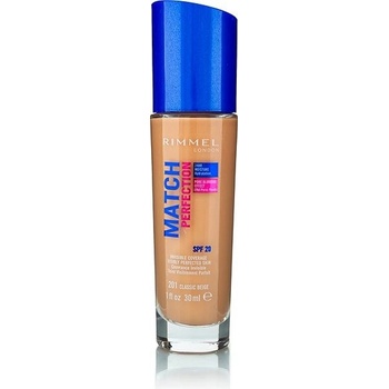 Rimmel Match Perfection Foundation SPF20 make-up 201 Classic Beige 30 ml