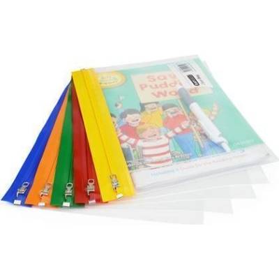 RAPESCO Obálka na zip Zip Strip, mix barev, A5, RAPESCO