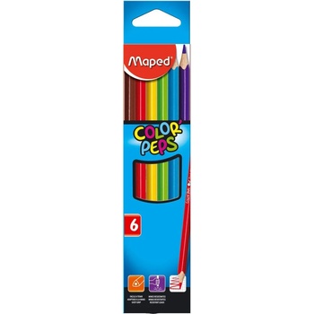 Maped Цветни моливи MAPED Color Peps Star 6 цвята
