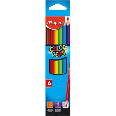 Maped Цветни моливи MAPED Color Peps Star 6 цвята