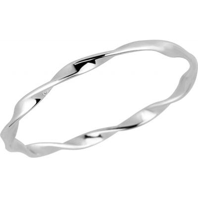 Evolution Group Stříbrný prsten kroucený 65013