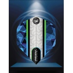 Winmau Пера Prism Alpha White & Blue Winmau