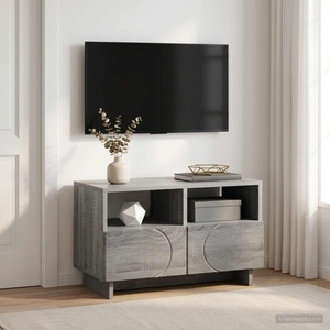 vidaXL ТВ стойка 60 x 34.5 x 40 cm Сив Сонома Инженерна дървесина (8011465)