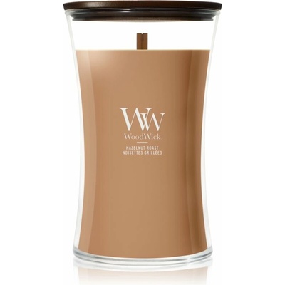 Woodwick Hazelnut Roast vonná sviečka s dreveným knotom 610 g