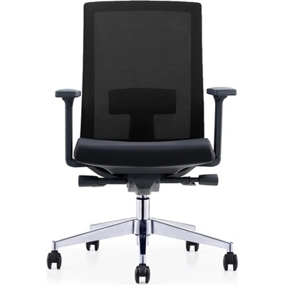 RFG Работен стол Alcanto W, дамаска и меш, черна седалка, черна облегалка (O4010120260)