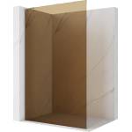 Mexen Kioto L душ стена Walk-in 80 x 200 см, кафяво, матиран никел - 800-080-103-97-32 (800-080-103-97-32)