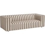 Ellos Home Кафяв/кремав шенилов диван 220 cm Lisa - Ellos Home (2137511-01-2)