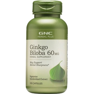 GNC Ginkgo Biloba 60 mg [100 капсули]