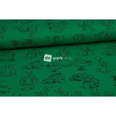 de-park Teplákovina - Bob a Bobek - trávově zelená - 617