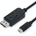 Roline Cable USB Type C - DP, M/M, 1m, Value 11.99. 5845 (11.99.5845)