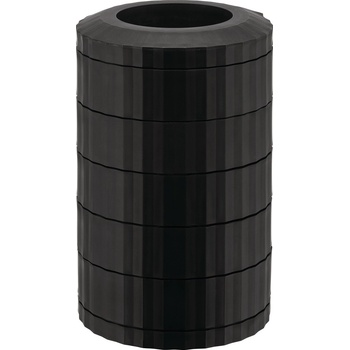 Alessi Кутия за кафе на капсули Plissé черна (MDL19 B)