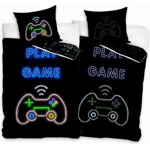 Sonne Детски светещ спален комплект Play Game - 2 части калъфка 65X65 (PAT70)