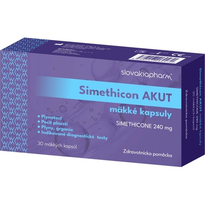 Slovakiapharm Simethicon AKUT 240 mg 30 kapsúl