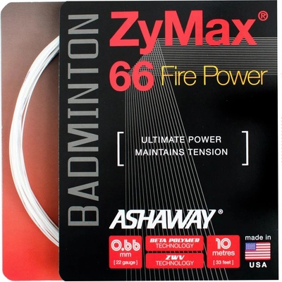 Ashaway ZyMax 66 Fire Power 10 m – Zboží Dáma