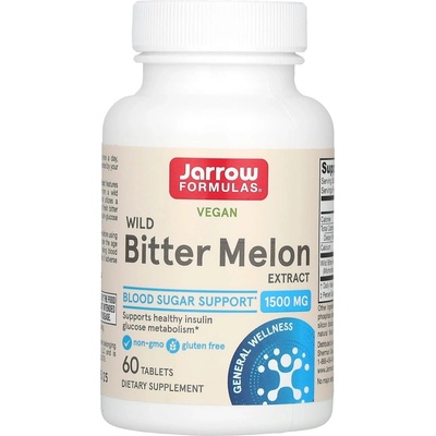 Jarrow Formulas Wild Bitter Melon Extract, 1500 mg, 60 таблетки, Jarrow Formulas (8527)