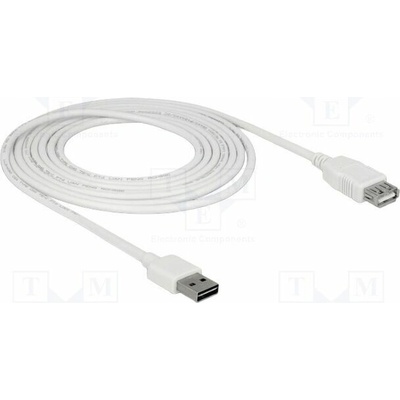 Delock 85201 USB 2.0 USB A zásuvka USB A zástrčka dvoustranná 3m