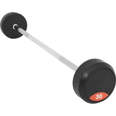 Gorilla Sports Činka s gumovými kotúčmi 30 kg