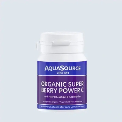 AquaSource Organic Super Berry Power C - 60 капсули (BGORGSBC060)