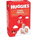 Huggies Бебешки пелени Huggies Little Movers - Размер 4, 7-18 kg, 66 броя (5029053548777) - ozone