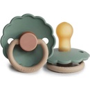 Cumlíky Frigg Daisy cumlík Colorblock kaučuk Chamomile