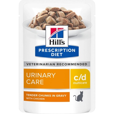 Hill's Prescription Diet c/d Multicare Péče o močový systém pro kočky 12 x 85 g