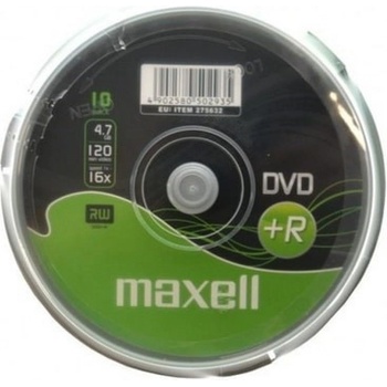 Maxell M160 blank DVD 4.7 GB DVD+R 10 pc(s) (MAXELL 275736.40.TE)