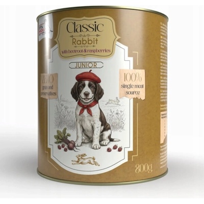 Syta Micha Classic Junior Rabbit with beetroot and raspberries Mono 800 g