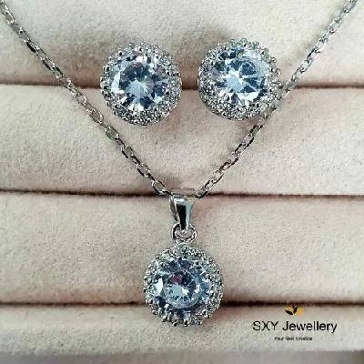 SXY Jewellery Дамски сребърен комплект с Цирконии | ss5105
