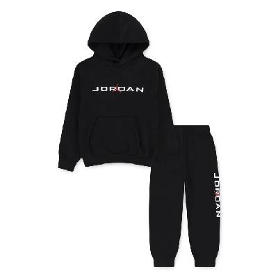 Комплект Air Jordan Kids' Baseline Set Fleece Tracksuit - Black