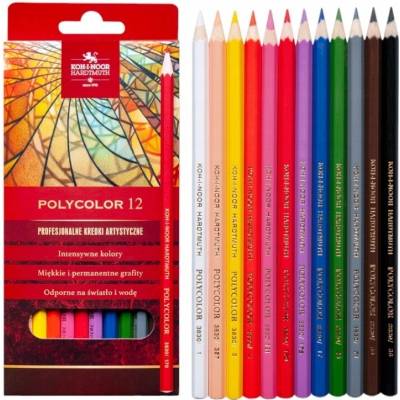 Koh i Noor Polycolor kartón farbičky 3822 73 12 farieb