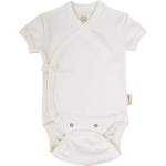 Bio Baby Боди с къс ръкав Bio Baby - органичен памук, 56 cm, 1-2 месеца, екрю (97218101) - baby