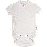 Bio Baby Боди с къс ръкав Bio Baby - органичен памук, 56 cm, 1-2 месеца, екрю (97218101) - baby