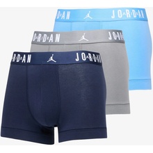 Jordan Mens Flight Cotton Trunk 3-Pack University Blue