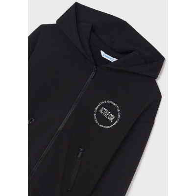 Mayoral 6423/91 mikina na zip černá