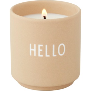 Design Letters Ароматна свещ Design Letters Hello (10107000BEIGEHELLO)