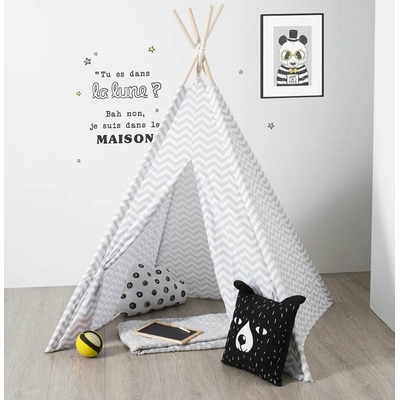 Atmosphera Teepee stan pre deti modrý