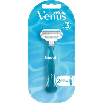 Gillette Venus Дамска самобръсначка Smooth, с 2 сменяеми ножчета