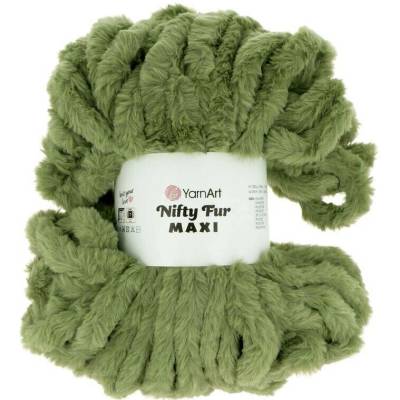 Yarnart Nifty Fur Maxi 6706 zelená