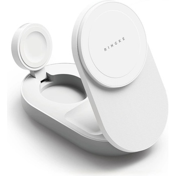Ringke qi2.2 25w 3in1 magnetic magsafe wireless folding charger white (8800328816565)