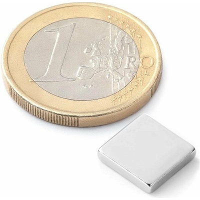 SOLLAU neodymový silný hranol 10 × 10 × 2 mm – balenie 10 ks