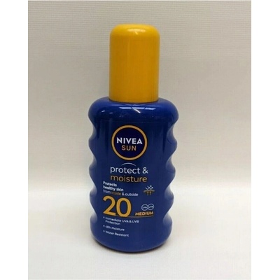 Nivea sun Opaľovací sprej SPF 20 na opaľovanie 200 ml