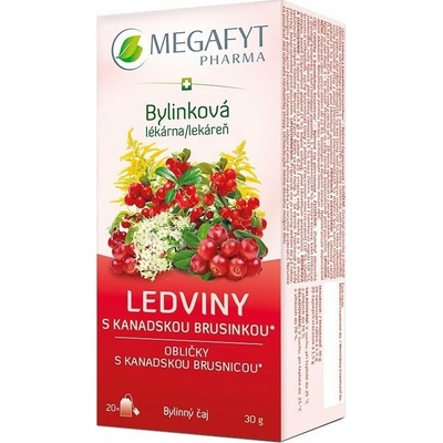 Megafyt Bylink.lék.Čaj.směs ledviny brusin. 20 x 1,5 g