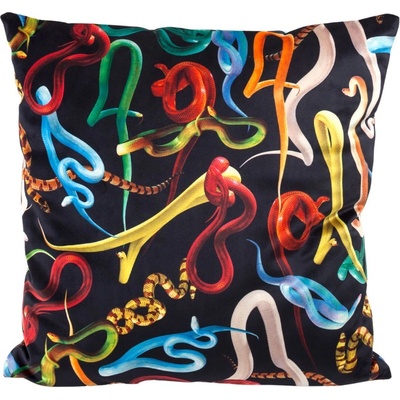 Seletti Vankúš Toiletpaper Snakes 50x50
